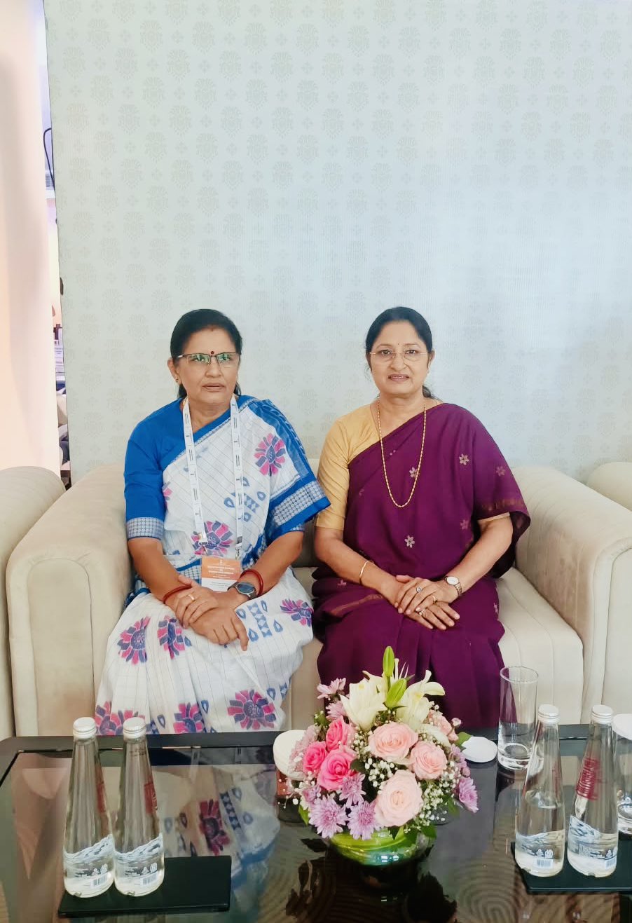 Odisha Dy CM Pravati Parida Meets Union Minister Annapurna Devi at Women and Child Development Summit